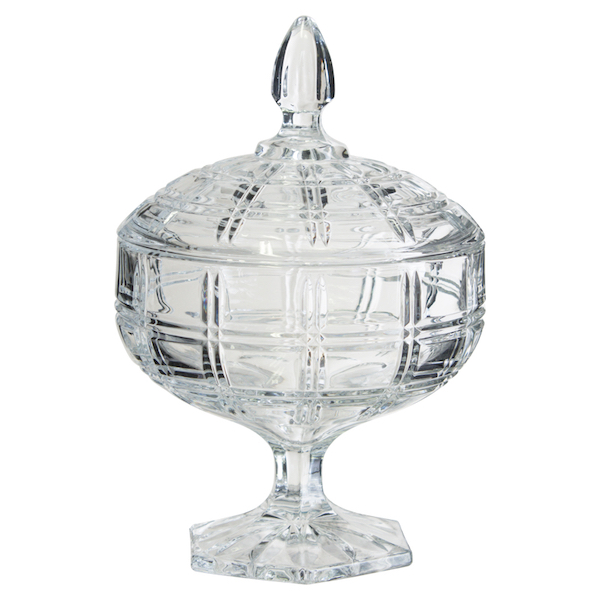 Linear Footed Candy Jar